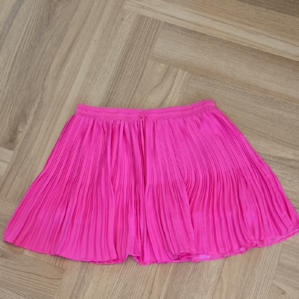 C'ISA Pink Pleated Skort Large